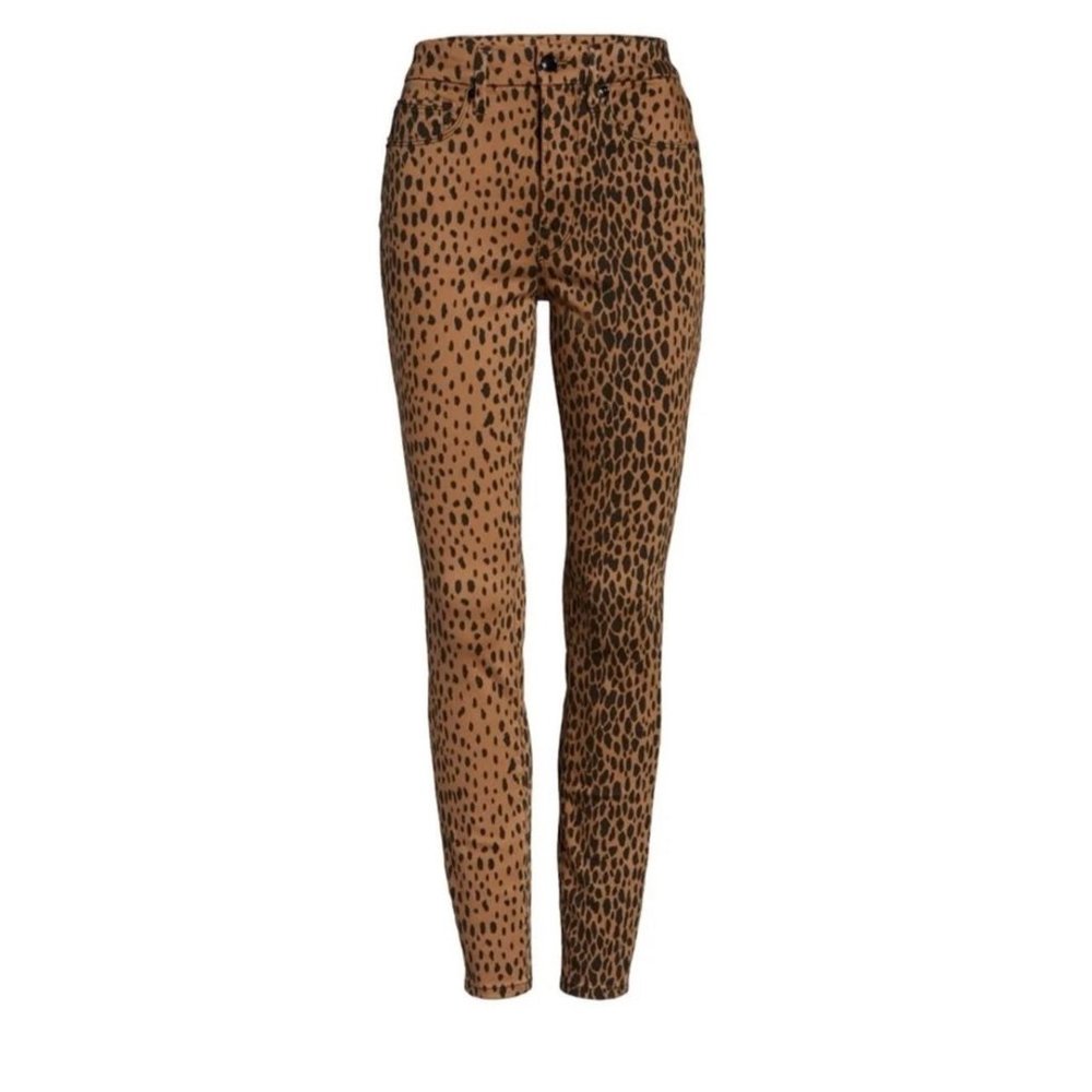 Good American Good Waist Jeans leopard